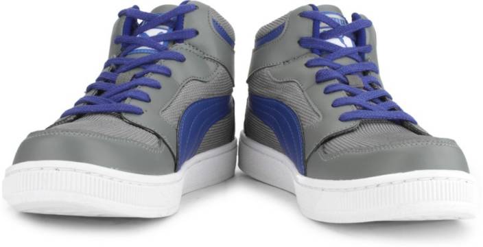 Puma Rebound Mid Lite DP Men High Ankle Sneakers  (Grey)