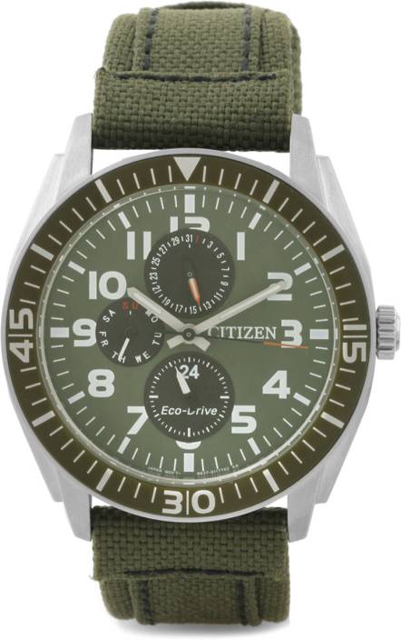 Citizen AP4011-01W Eco-Drive Analog Watch - For Men