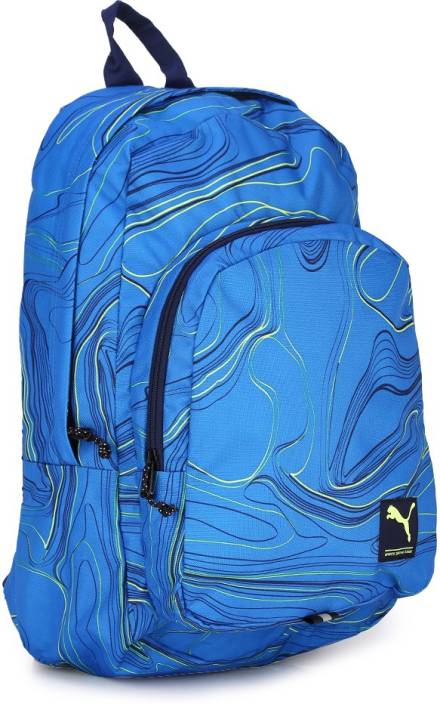 Puma Laptop Backpack  (Electric Blue Lemonade-allover lines)
