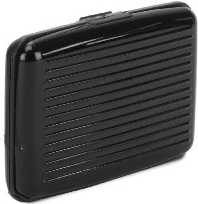 Avaniwigs Mango People Men, Women 6 Card Holder  (Set of 1, Black)