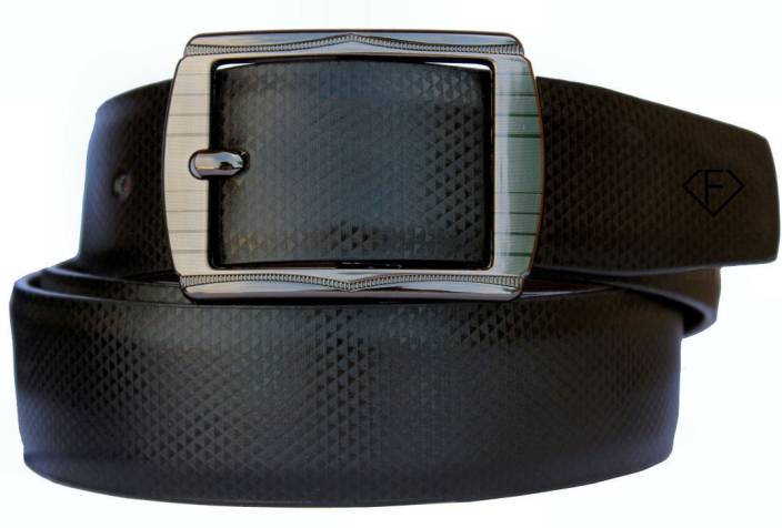 Fashius Men Black Artificial Leather Belt