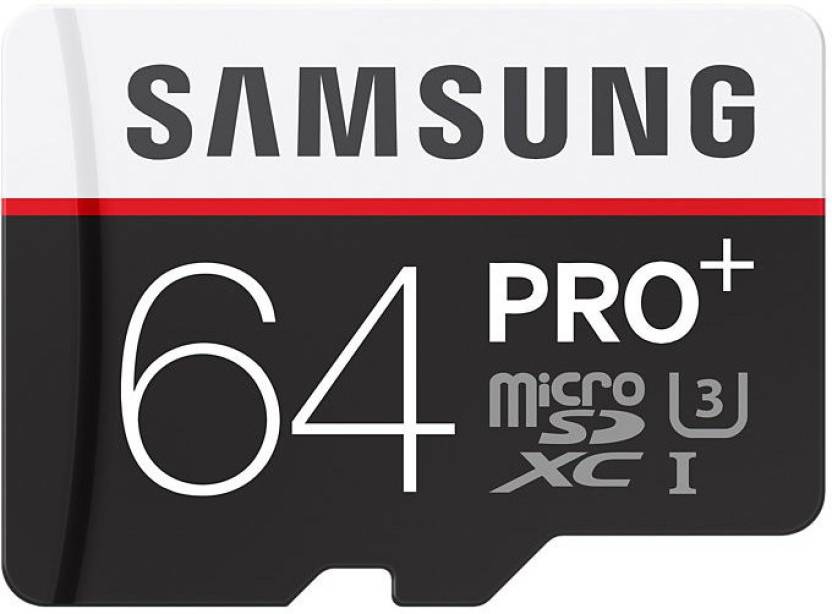 SAMSUNG PRO Plus 64 GB MicroSDXC Class 10 95 MB/s Memory Card