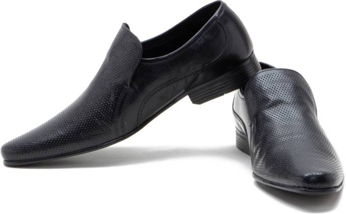 Red Tape Genuine Leather Slip On Shoes